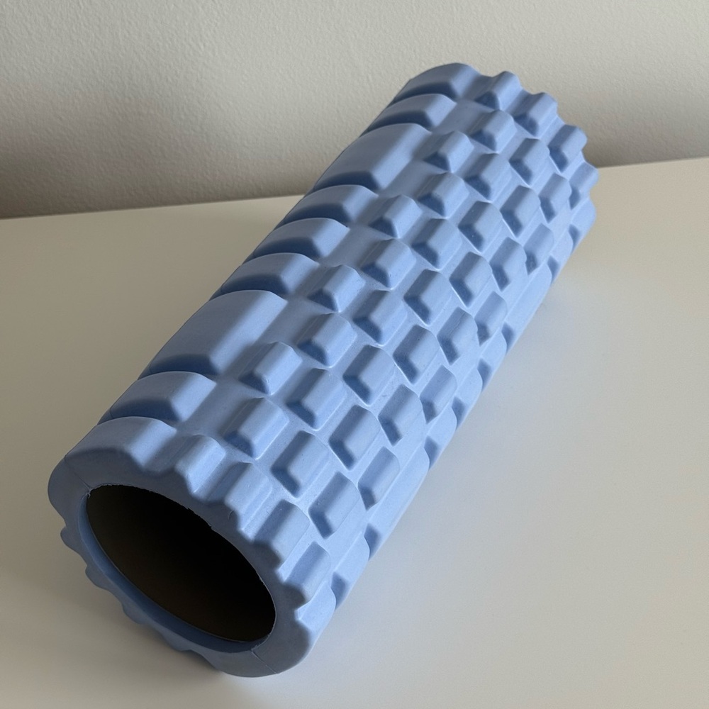 Textured Foam Roller in Light Blue